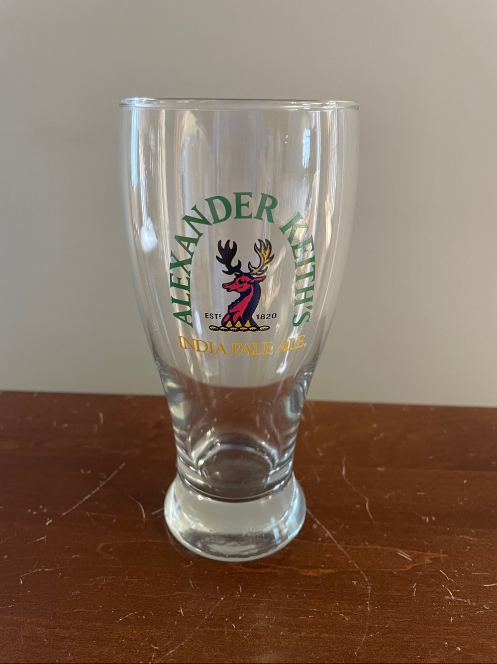 Alexander Keith’s Beer Glass 16 oz